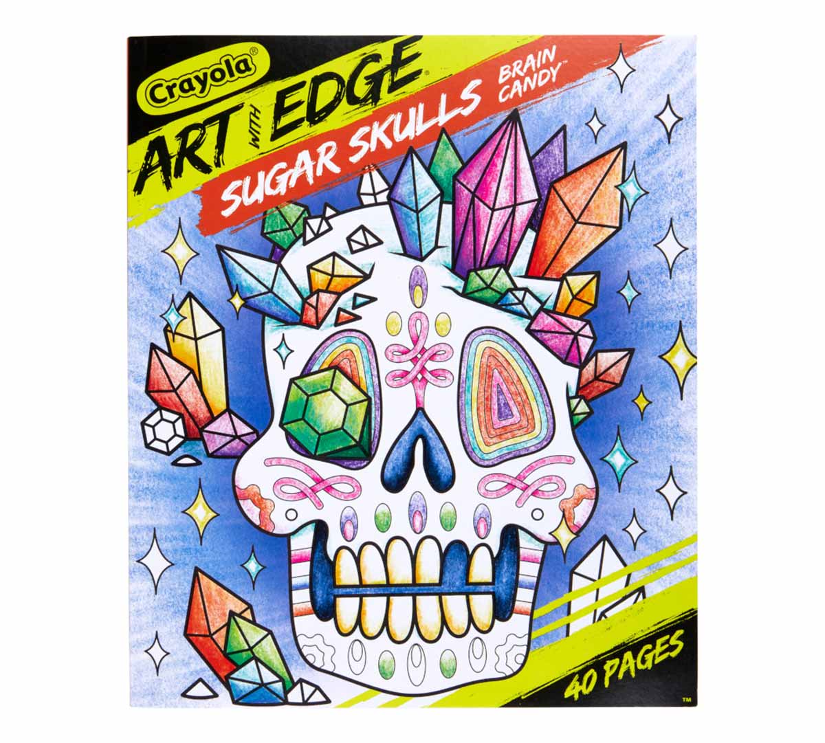 Art with Edge Sugar Skulls Coloring Book  Volume 3 Front of Book