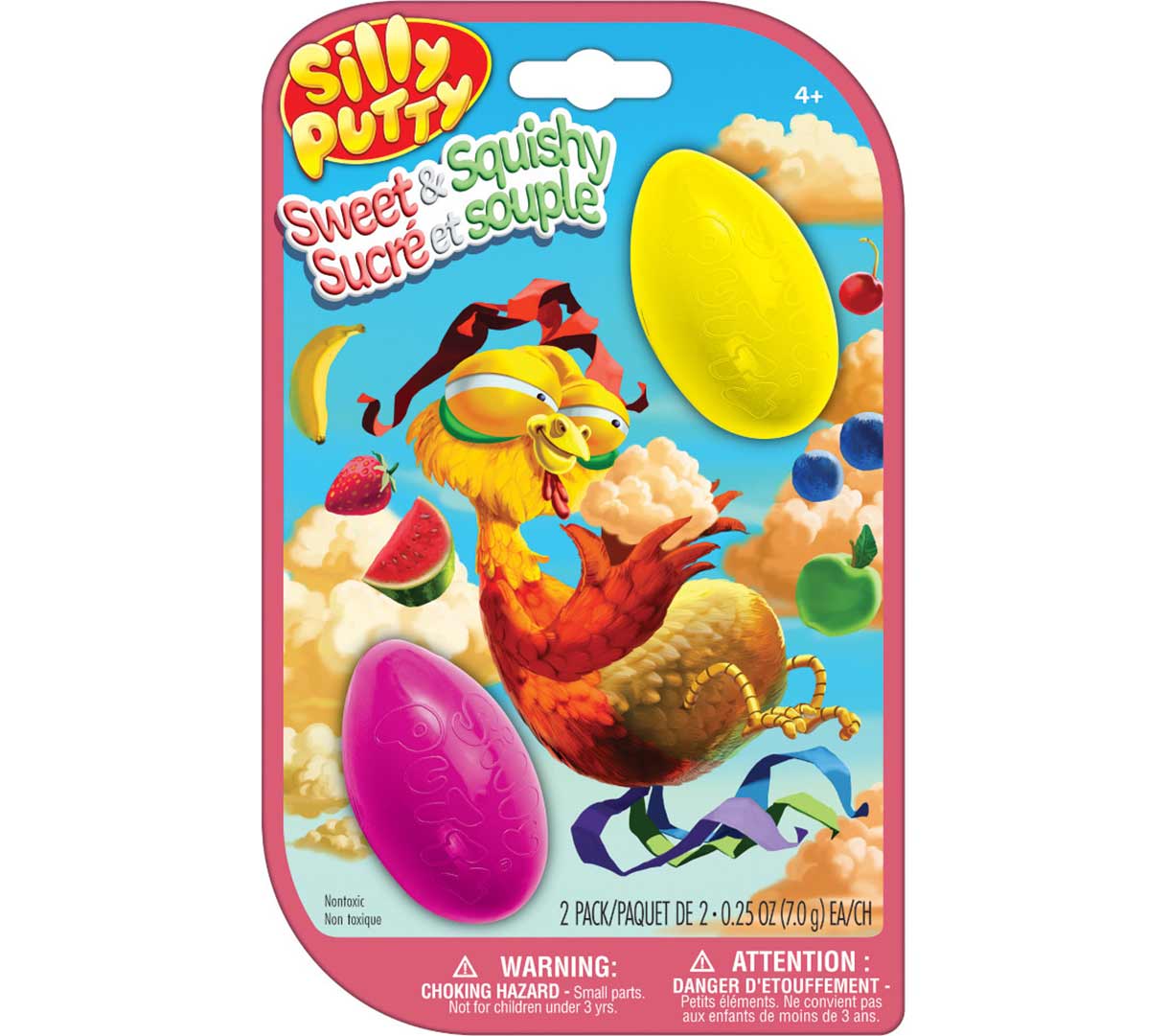 Silly Putty Sweet & Squishy Eggs  2 Count front view