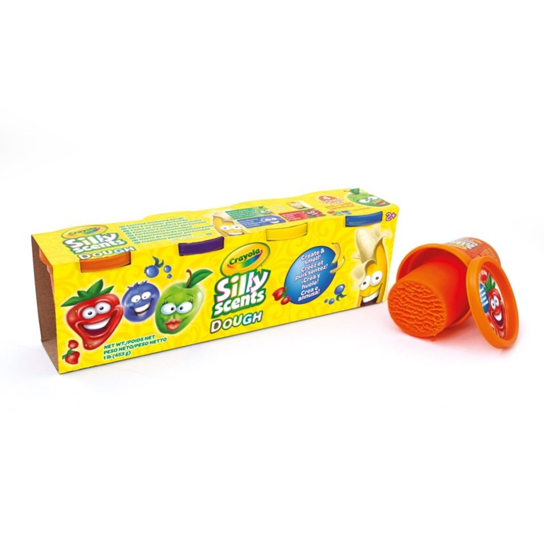 Silly Scents - Pasta da Modellare Profumata 4 Barattolini (113gr) Silly ScentsPackaging with contents