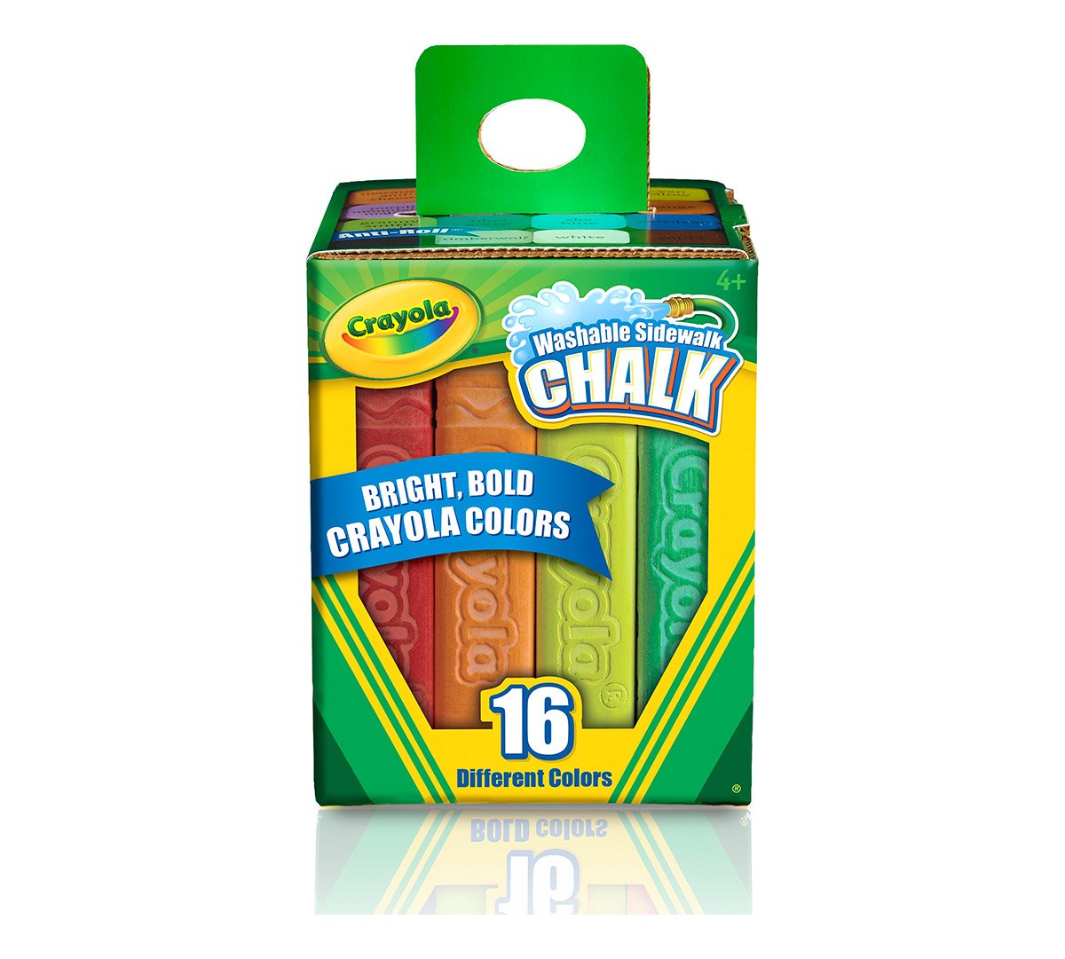 Washable Sidewalk Chalk  16 count front view