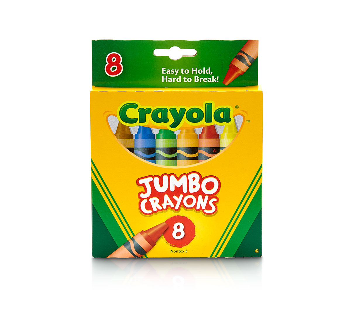 Crayola Jumbo Crayons  8 count front view