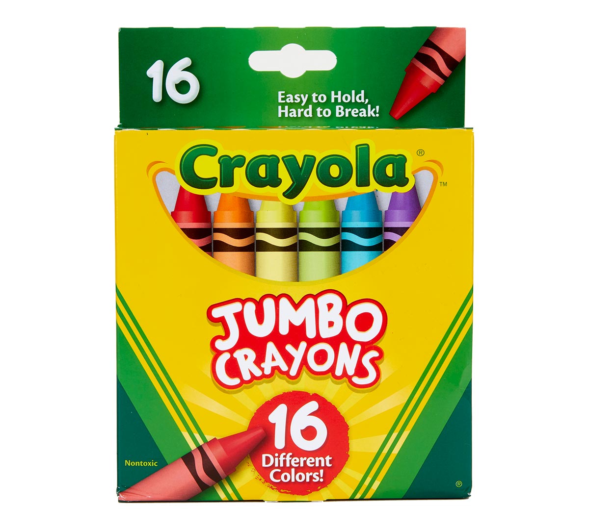 Crayola Jumbo Crayons 16 count front view