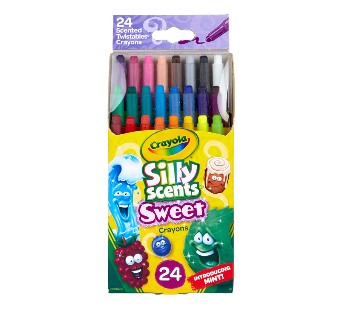 Silly Scents Mini Twistables Scented Crayons  24 Count