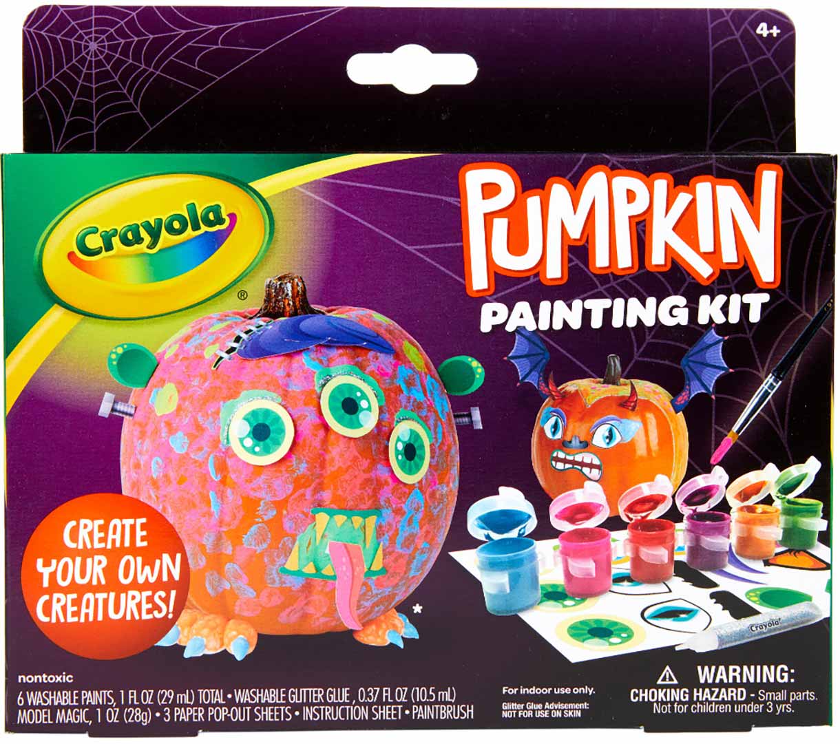 Creature Pumpkin Painting Kit front view