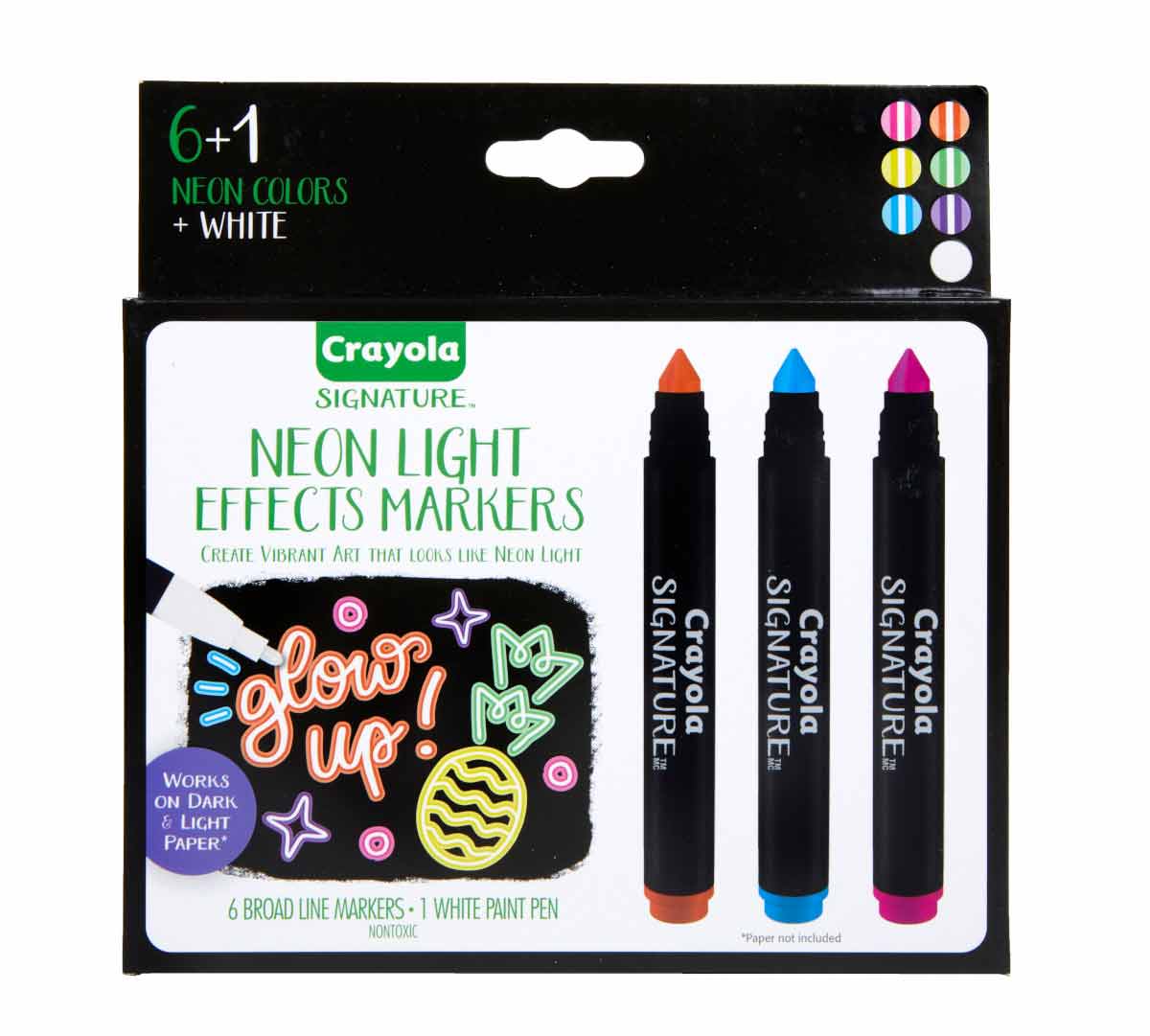 Signature Neon Light Effect Markers front view