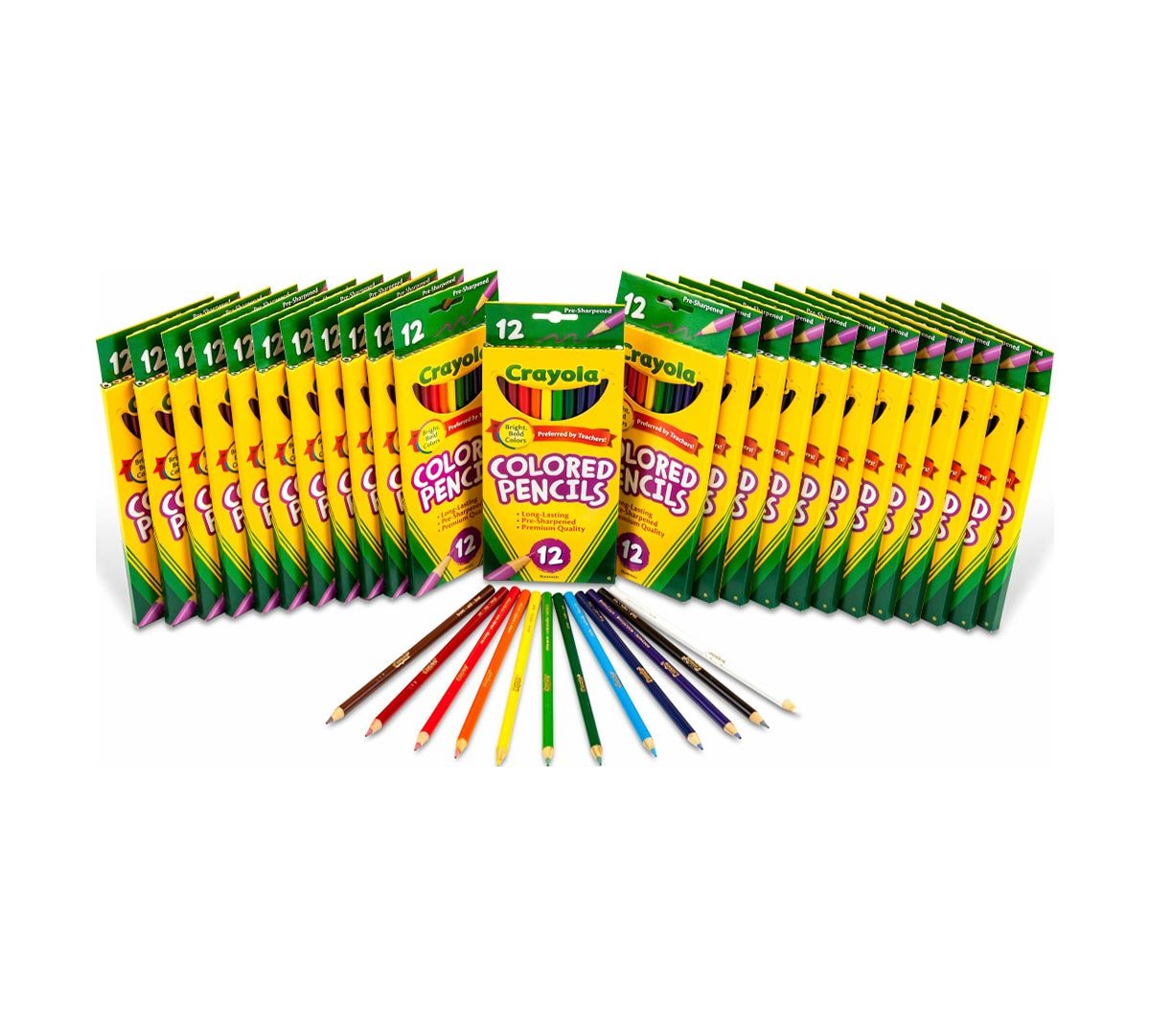 12 ct Long Colored Pencils  24 boxes per case packs included