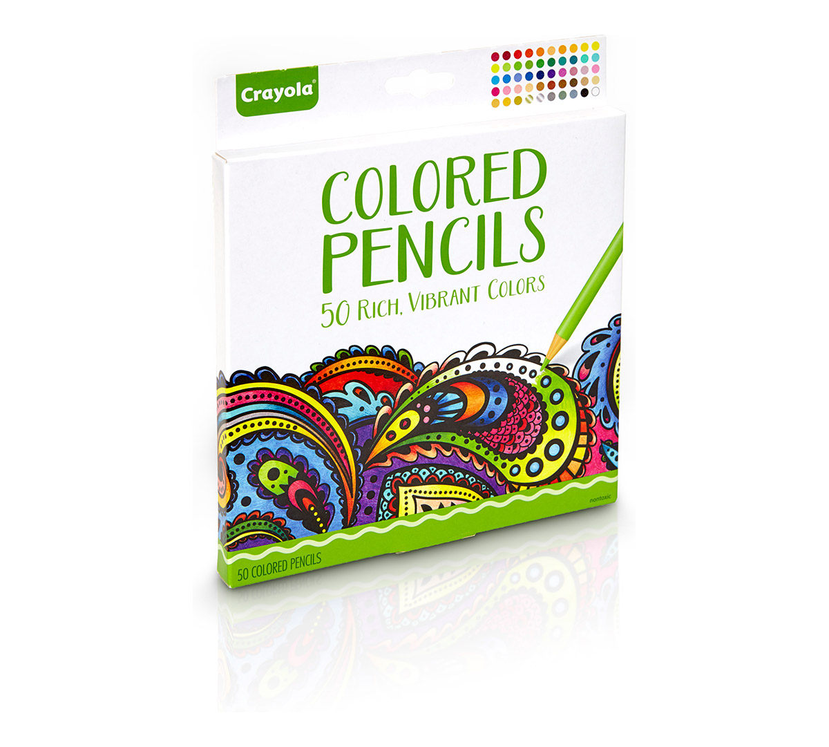Crayola Colored Pencils 50 count right angle