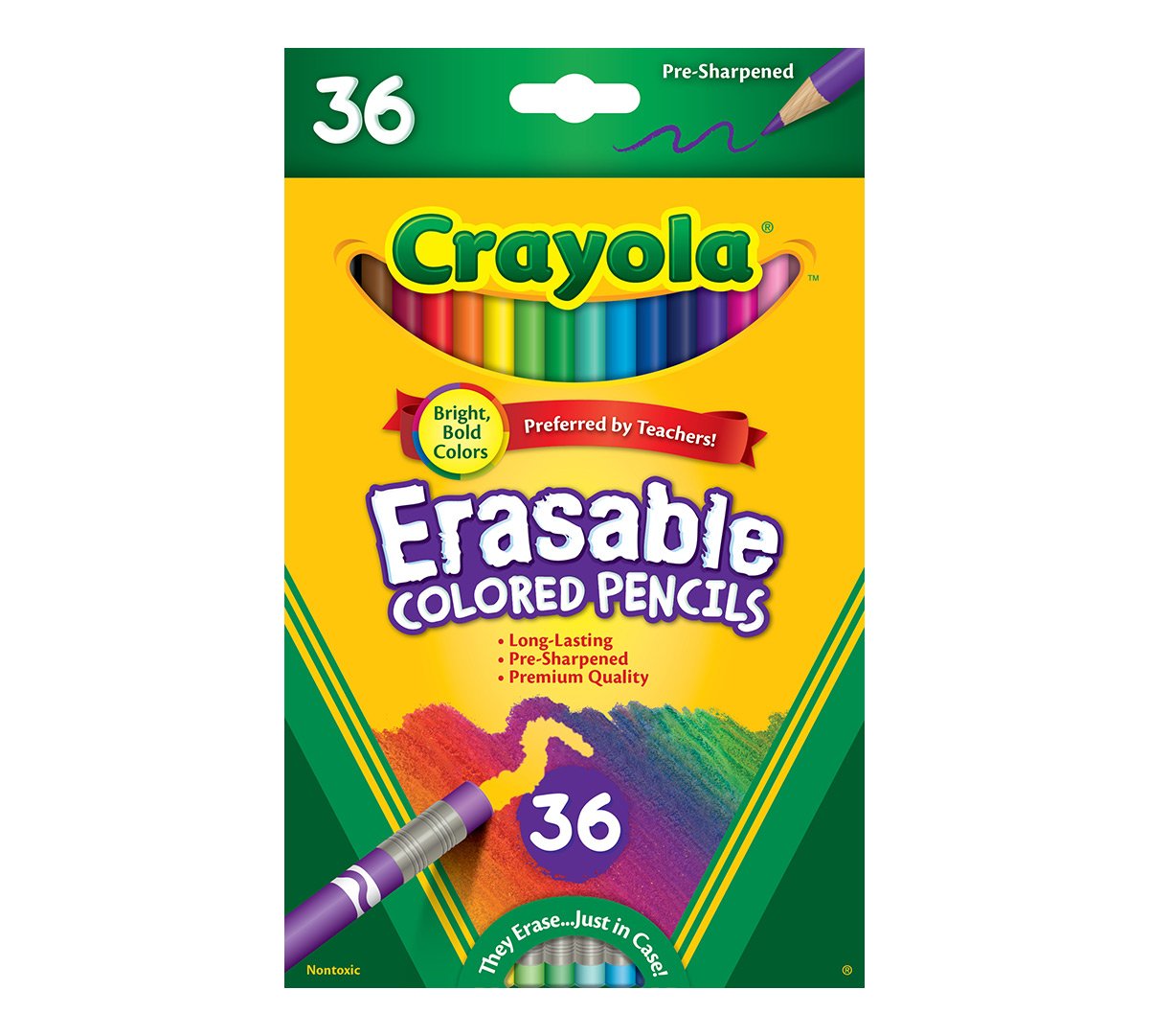 36 count Erasable Colored Pencils