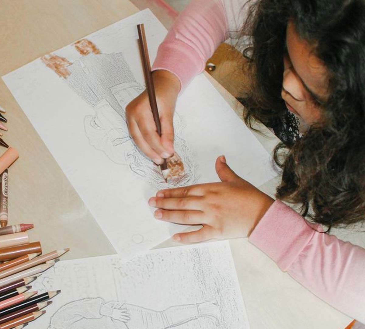 Colors of the World Colored Pencil Classpack Child coloring.