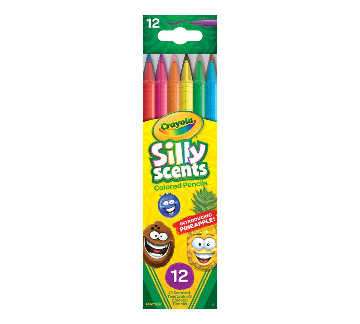 Silly Scents Twistable Colored Pencils front view