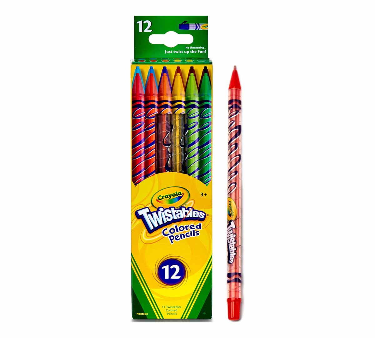 Twistables Colored Pencils  12 Count Front of Box
