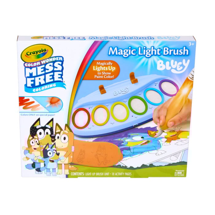 Color Wonder Magic Light Brush, Bluey front view