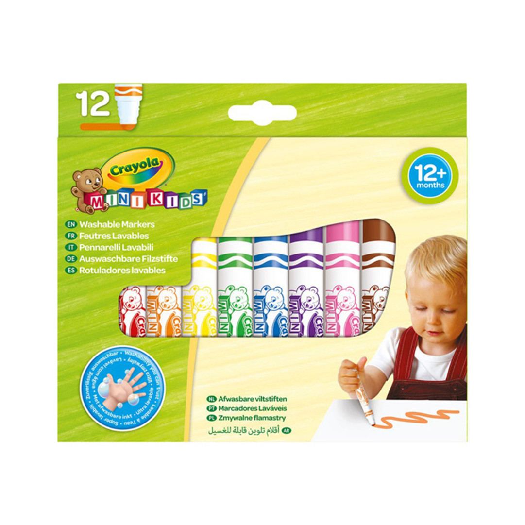 Mini Kids  - 12 Pennarelli Lavabili Vista frontale