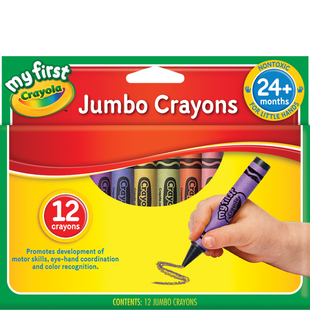 My First Crayola™ - 12 Jumbo Crayons Front view