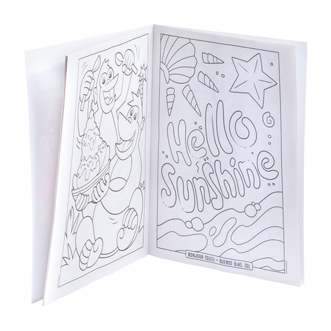 Libro para Colorear Colors of Kindness 16 pg Packaging with contents