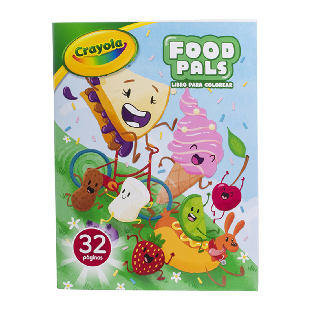 Libro para Colorear Food Pals 32 pg Front view