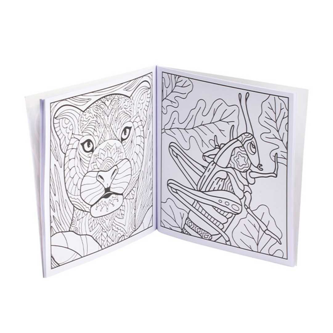 Libro para Colorear Art with Edge 40 pg Packaging with contents