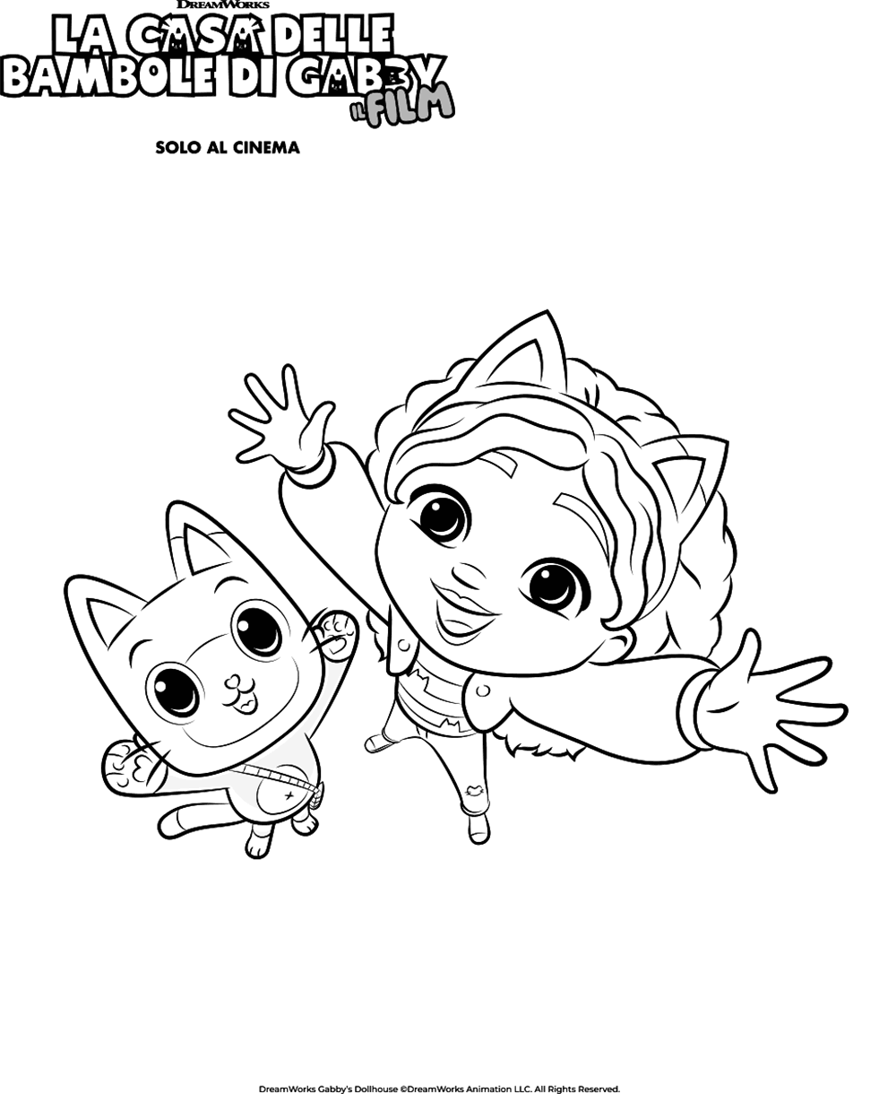 DREAMWORKS GABBY'S DOLLHOUSE THE MOVIE ONLY IN THEATRES.